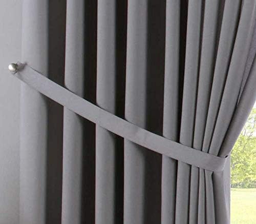 Vorhang Blickdicht »Palermo« HxB 250x300 cm Grau Gardine Extra Breit Matt Lichtdurchlässig Verdeckte