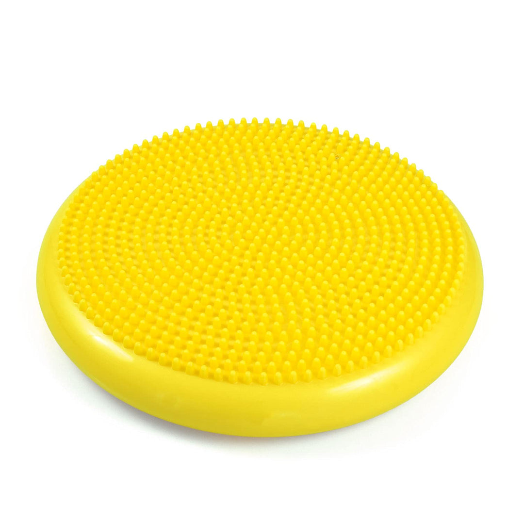 AFH Webshop Balance Luftkissen Sitzkissen mit Noppen | 35cm mit Pumpe gelb, gelb