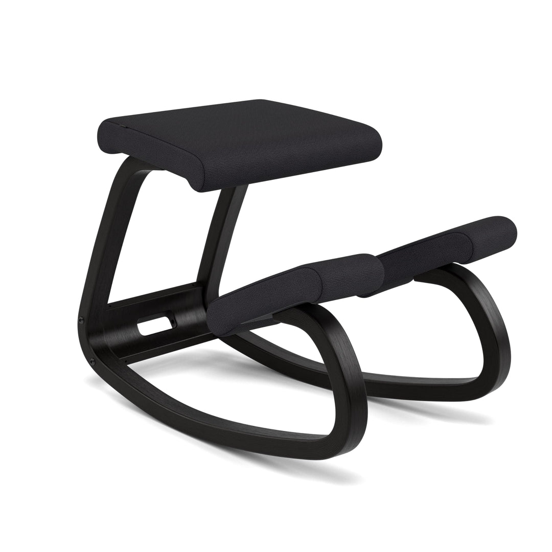 Variable, Original Kniestuhl, Design von Peter Opsvik - Schwarz/Schwarz, Schwarz/Schwarz