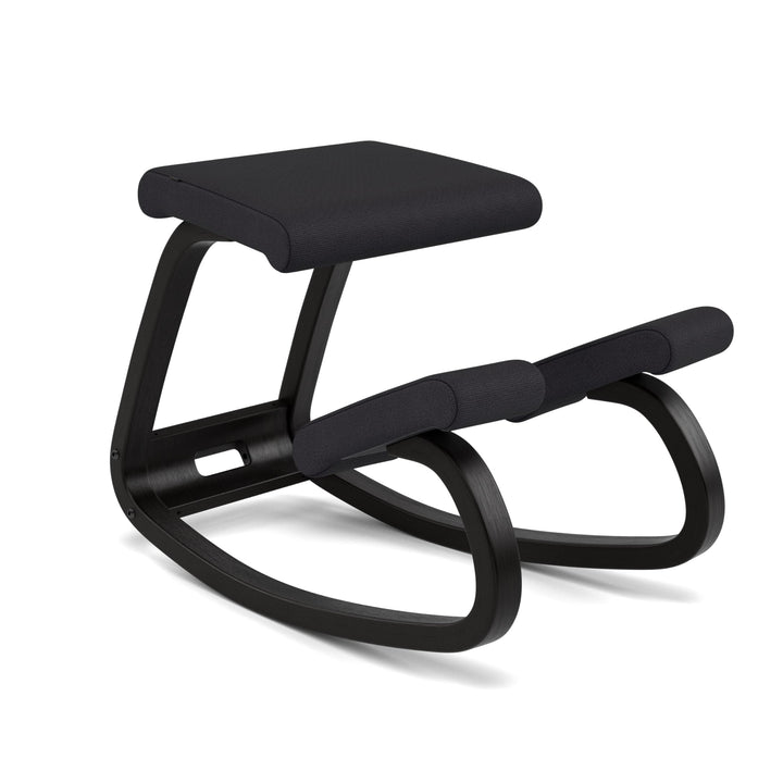 Variable, Original Kniestuhl, Design von Peter Opsvik - Schwarz/Schwarz, Schwarz/Schwarz