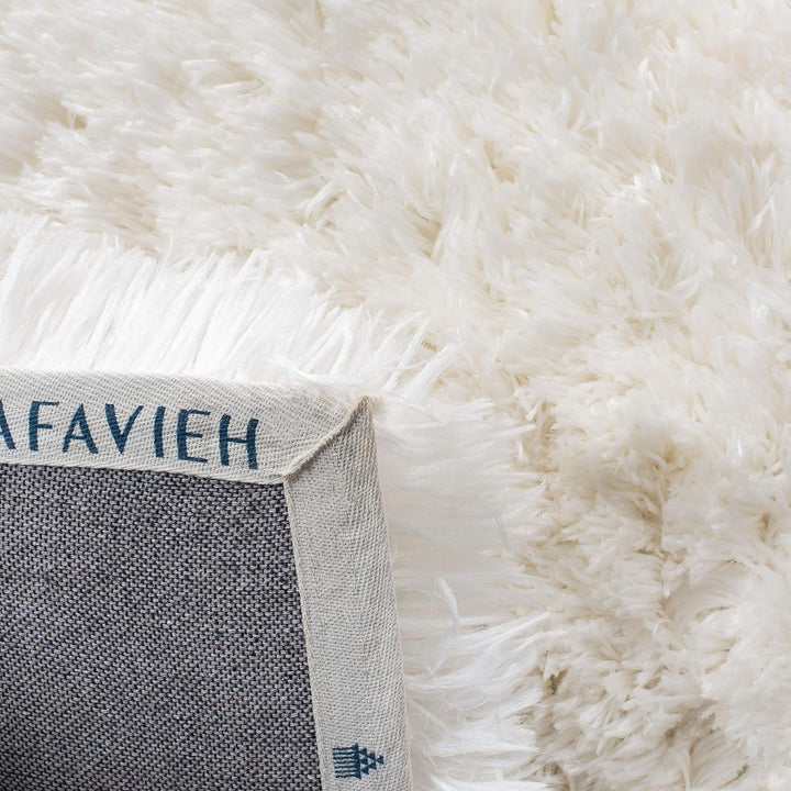 SAFAVIEH Zottelig Teppich für Wohnzimmer, Esszimmer, Schlafzimmer - Artic Shag Collection, Hoher Flo
