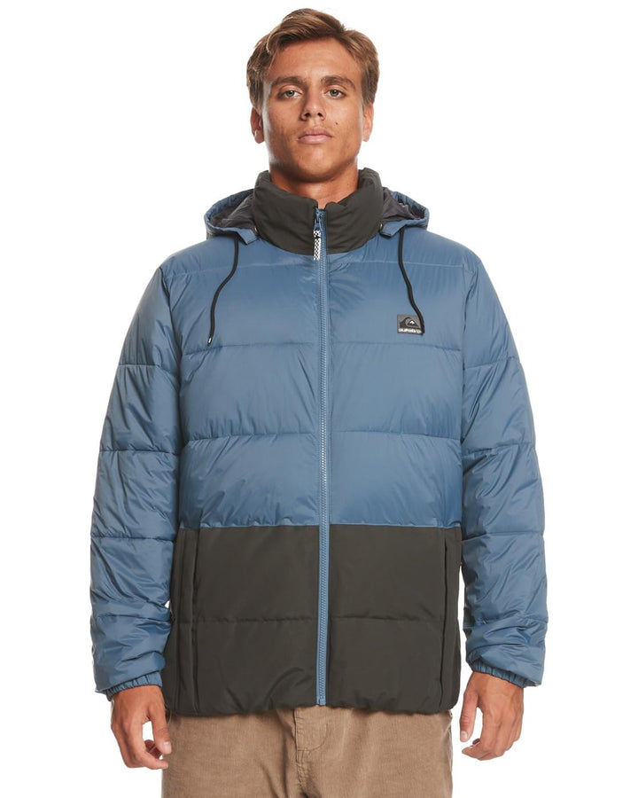Quiksilver Jungen Wolfs Shoulder Ls Windbreaker (1er Pack) M Blau, M Blau