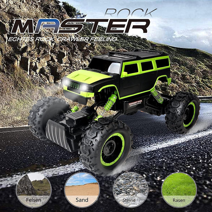 FunTomia Maximum RC Ferngesteuertes Auto für Kinder - 4WD Monstertruck - XL RC Auto für Kinder ab 5