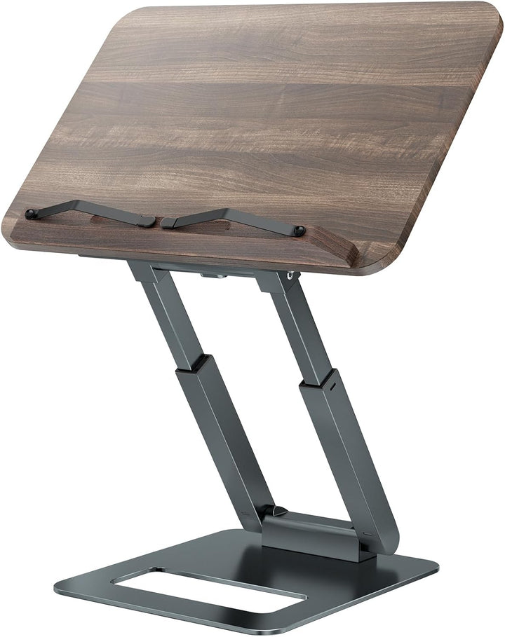 Tounee Buchständer, Teleskop-Buchhalterständer, höhenverstellbar, ausziehbares Design, ergonomischer