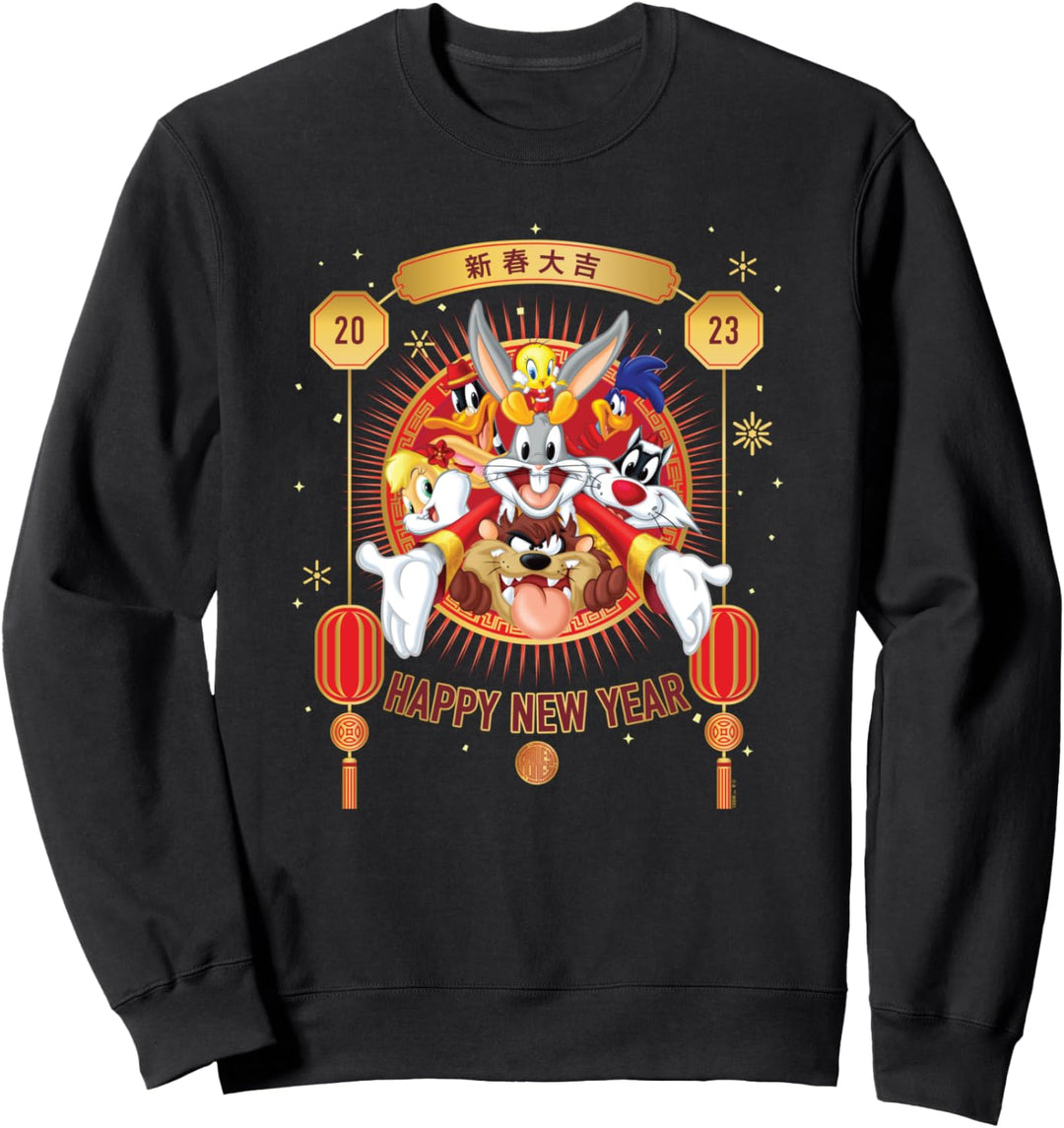 Looney Tunes Bugs Bunny Group 2023 New Year Sweatshirt