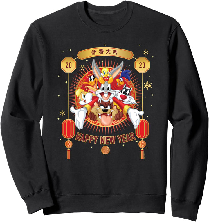 Looney Tunes Bugs Bunny Group 2023 New Year Sweatshirt
