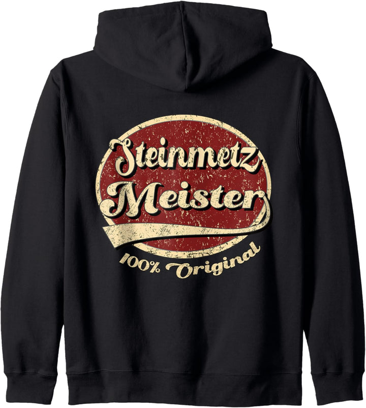 Steinmetz Meister Bildhauer Retro Steinmetz-Meister Kapuzenjacke