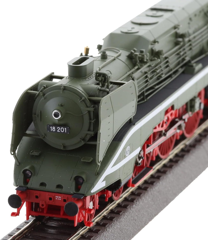 Roco 7100006 H0 Schnellfahr-Dampflok 18 201 mit Kohlefeuerung der DR