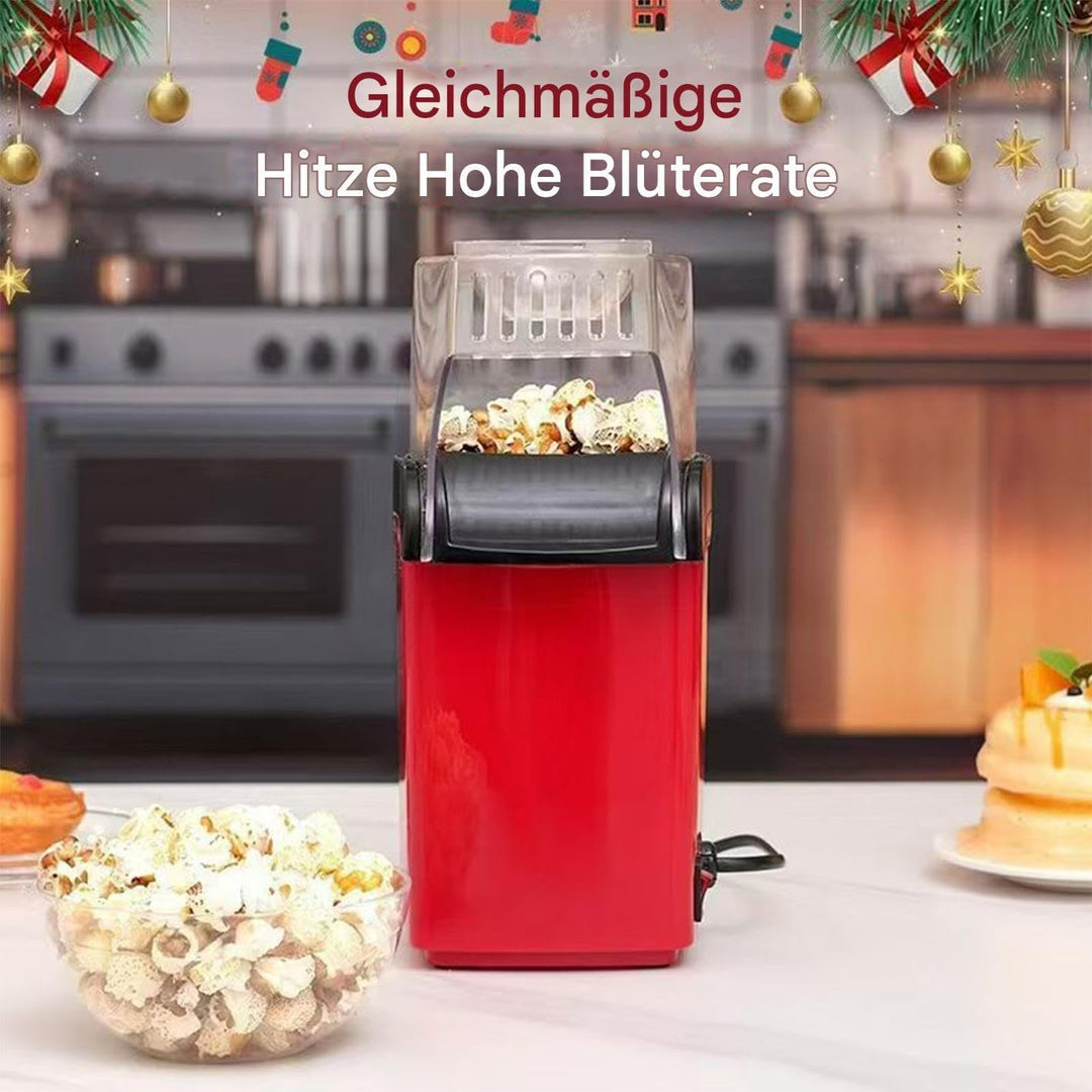 Heissluft Popcornmaschine | Schnelles Popcorn-Gerät Für Bis Zu 2 Liter - Herstellt bis zu 1,9 Liter