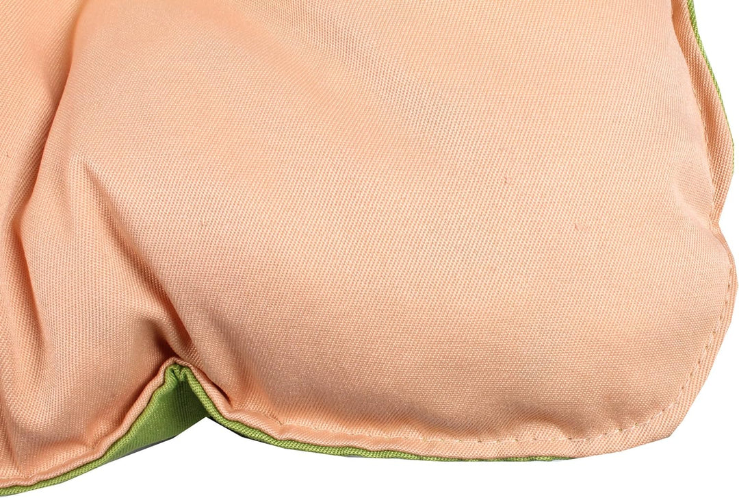 HOMECALL Wendekissen für Gartenpalette mit Rückenlehne, ca. 120 x 140 x 12 cm, mehrfarbig Grün/Beige