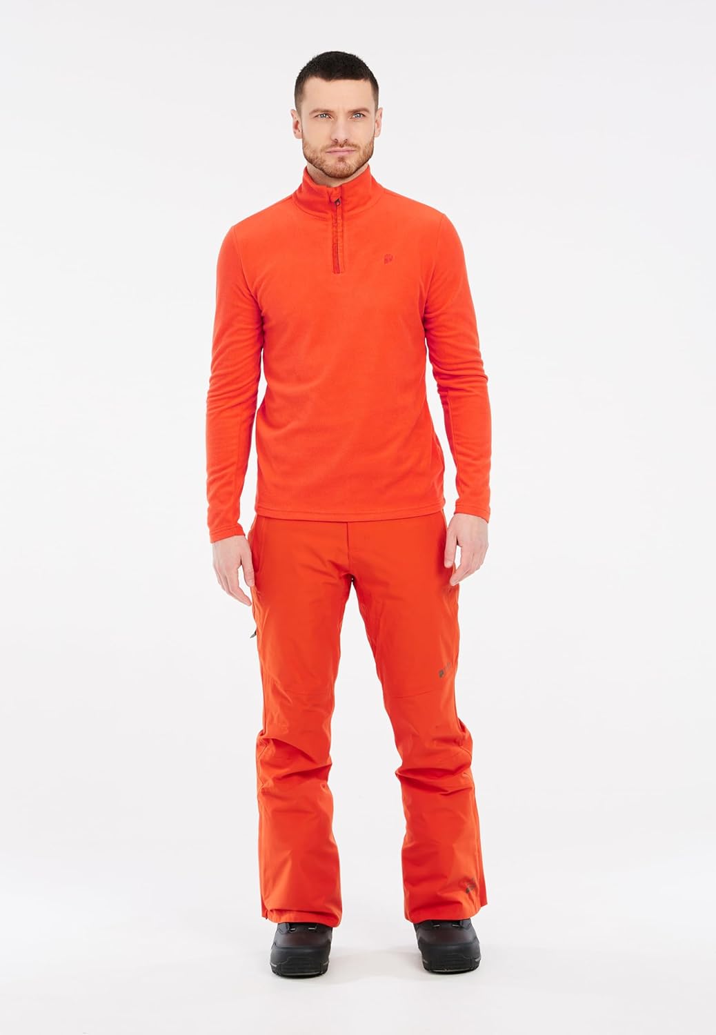 Protest Herren 1/4-reissverschluss PERFECTO XS Burnt Orange, XS Burnt Orange