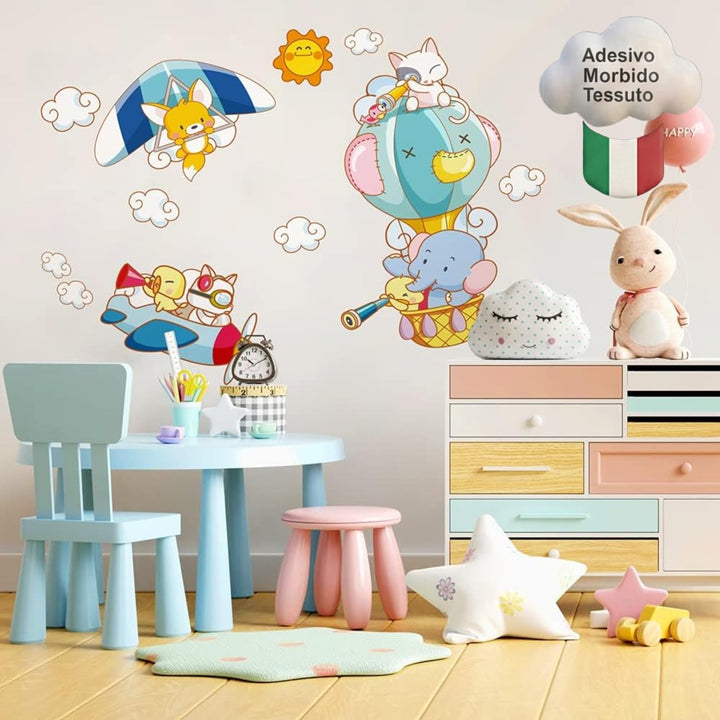 kina - Wandaufkleber Kinder Schlafzimmer Wanddekoration R00033 - Öko-Stoff, Umweltfreundlich, Reposi