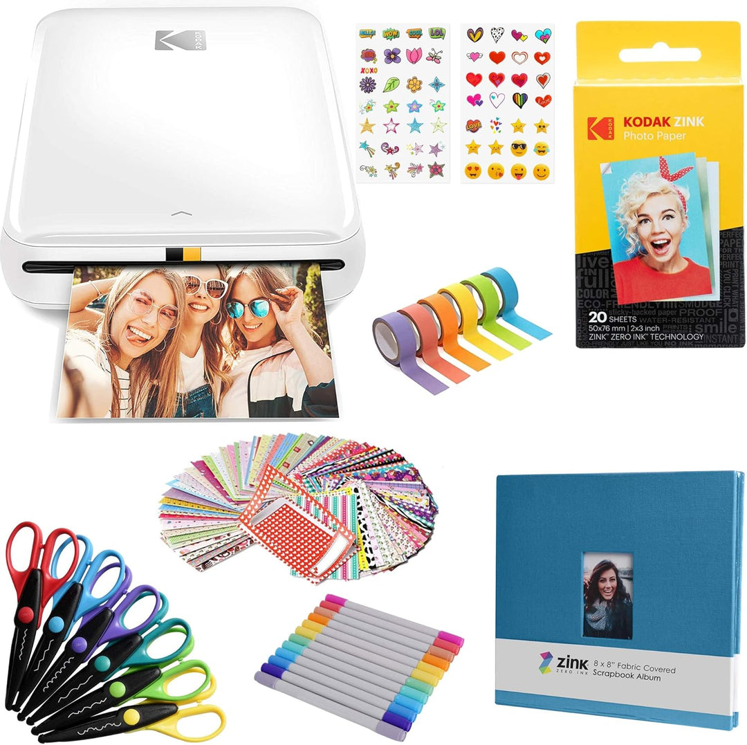 KODAK Step Instant-Fotodrucker mit Bluetooth/NFC, Zink Technologie & KODAK App für iOS & Android (We