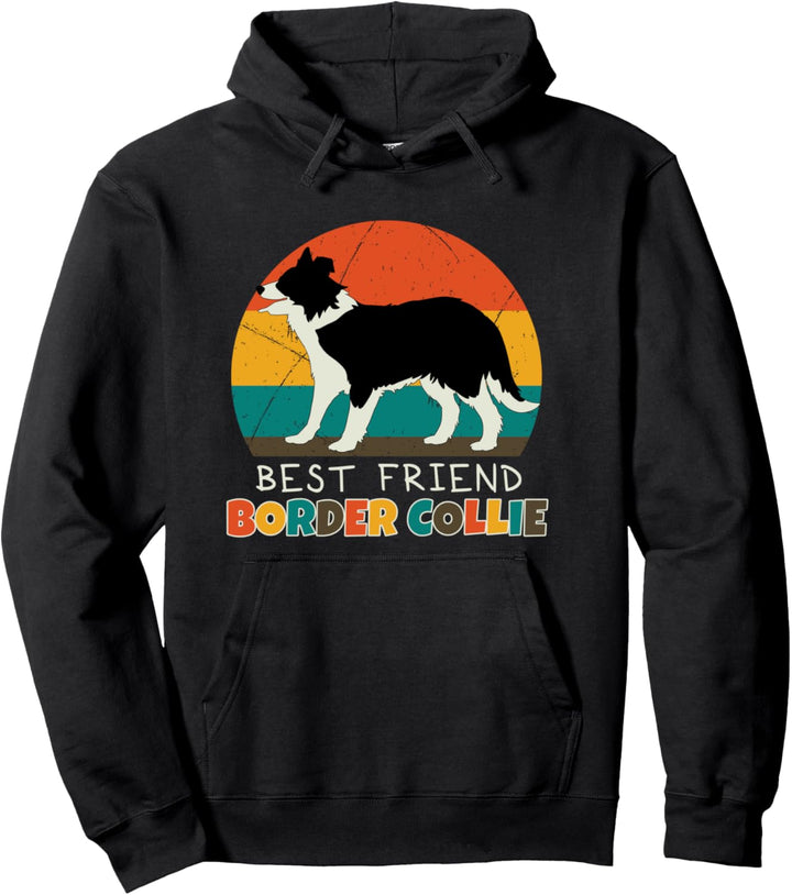 Border Collie Bester Freund Hundebesitzer Pullover Hoodie
