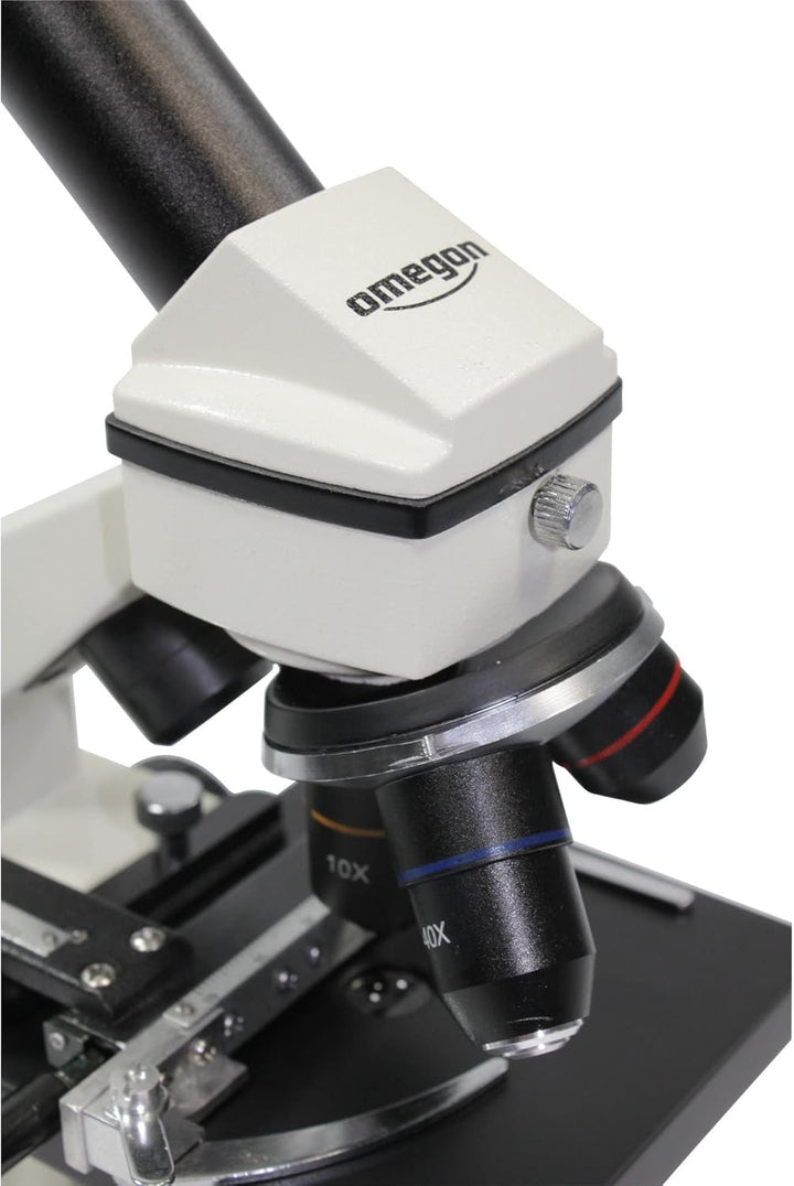 Omegon Mikroskop MonoView, MicroStar, achromat, 1280x, LED | Präzise Mikroskopie mit LED-Beleuchtung