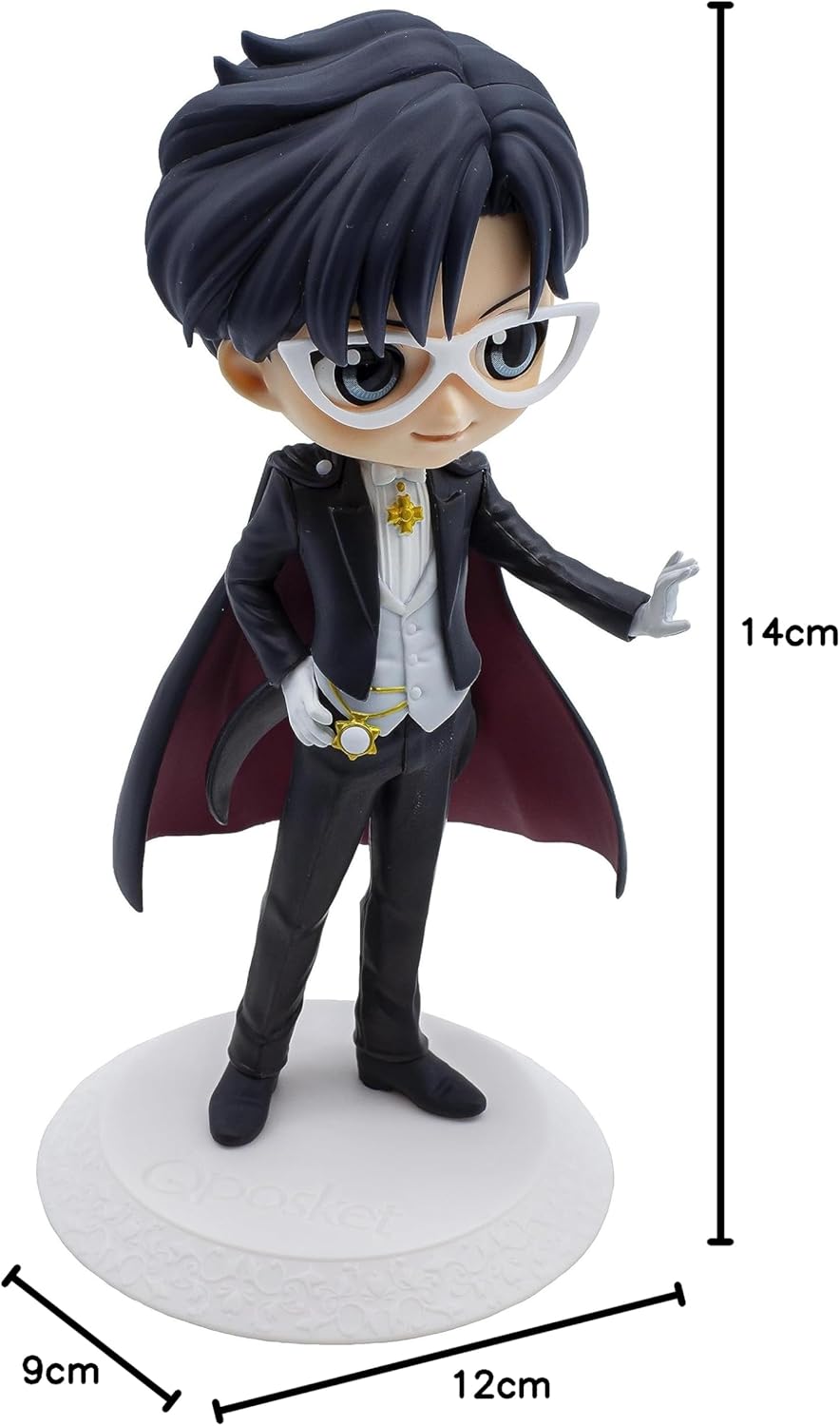 BANPRESTO Sailor Moon Cosmos - Tuxedo Mask - Q Posket 14cm Smoking-maske (Ver. A), Smoking-maske (Ve