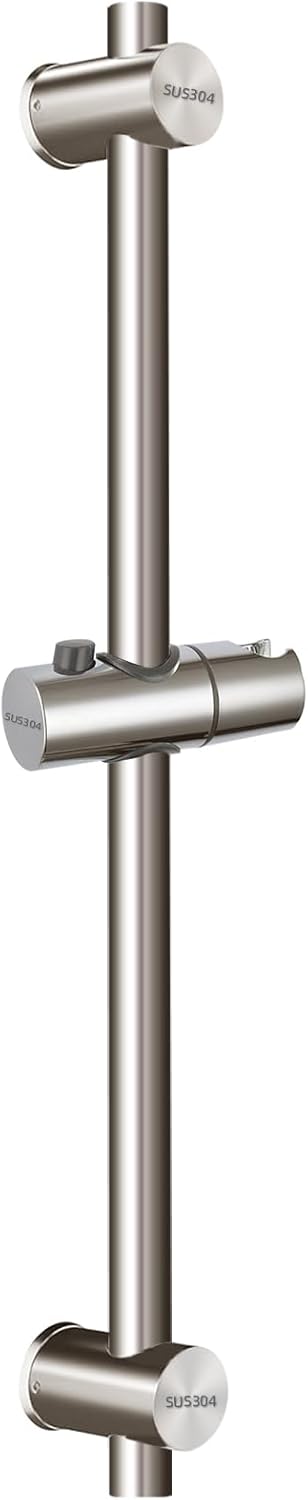 Drenky Duschstange, Duschstange aus 304 Edelstahl mit höhenverstellbaren und winkelverstellbaren Bef