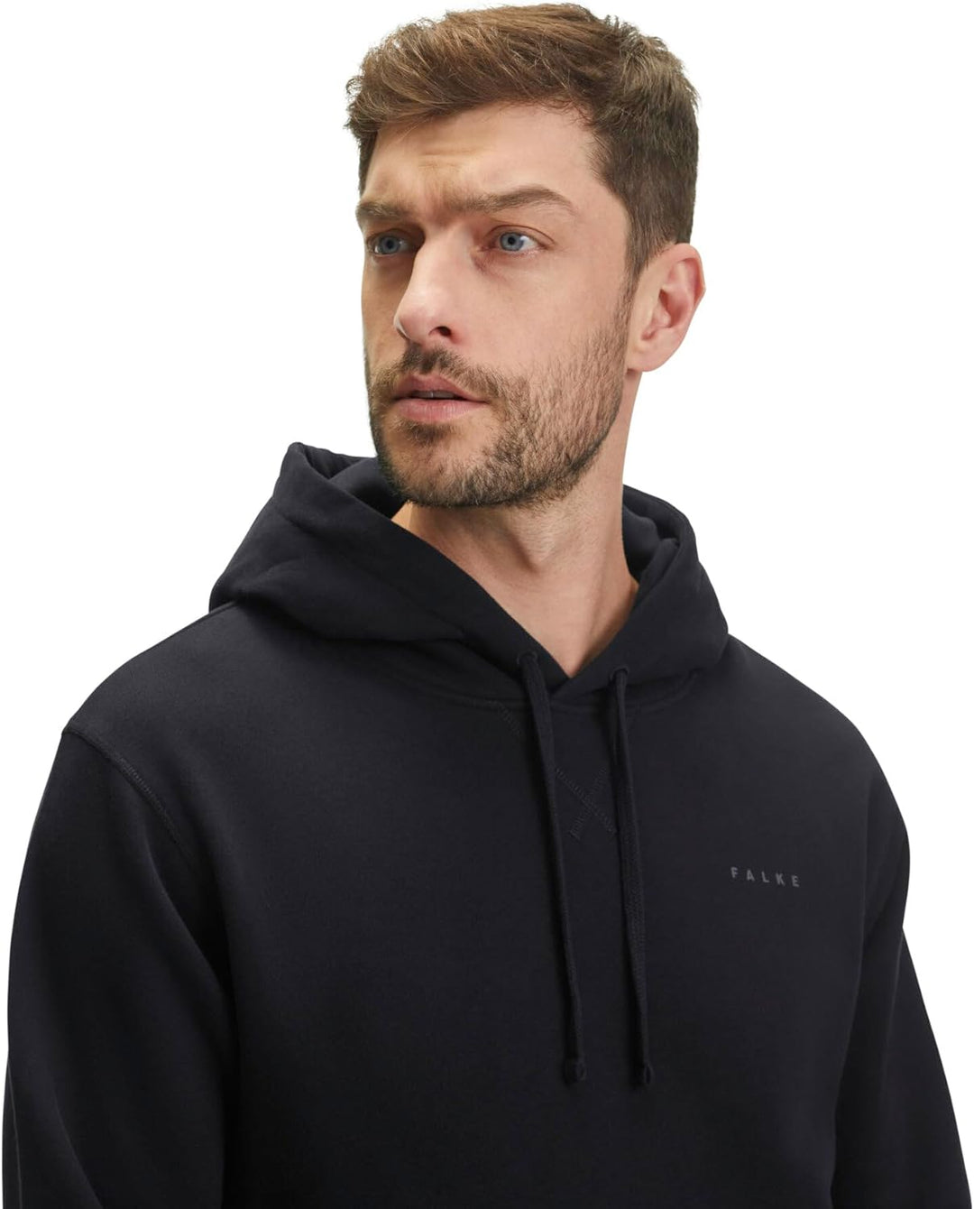 FALKE Herren Basic Sweat Hoody Kapuzenpullover weich bequem komfortabel mit Kapuze atmungsaktive Bau