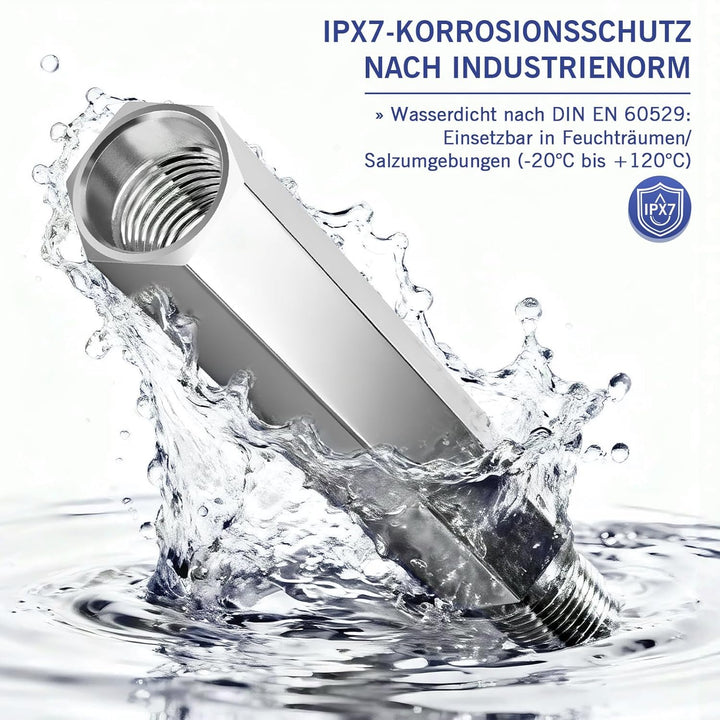 200mm Diamantbohrkrone Verlängerung aus Aluminiumlegierung, Robuste und Leicht | Anschluss 1 1/4'' U