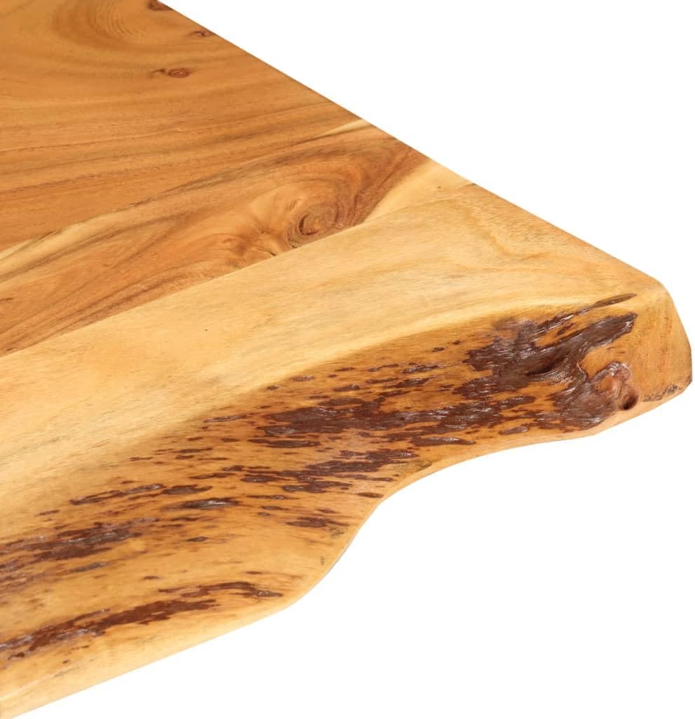 vidaXL Akazienholz Massiv Waschtischplatte Badezimmer Waschtisch Waschtischkonsole Platte Holzplatte