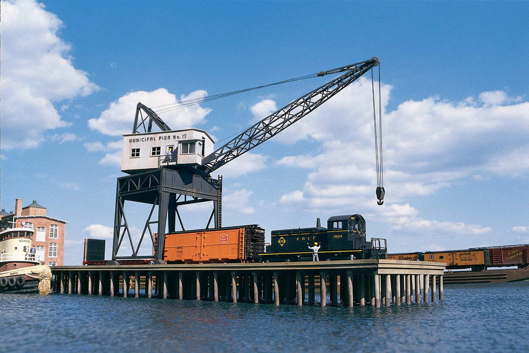 Walthers Cornerstone 933-3067 - Pier-Kran, Gebäude