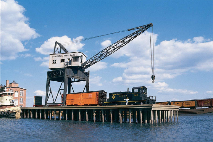 Walthers Cornerstone 933-3067 - Pier-Kran, Gebäude