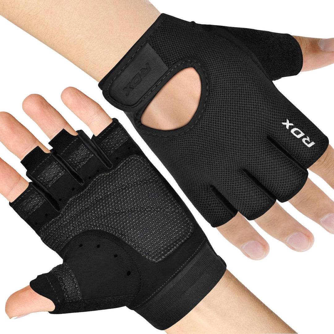 RDX Fitness Handschuhe Herren Damen, Trainingshandschuhe Krafttraining Anti-Rutsch Gewichtheber Hand