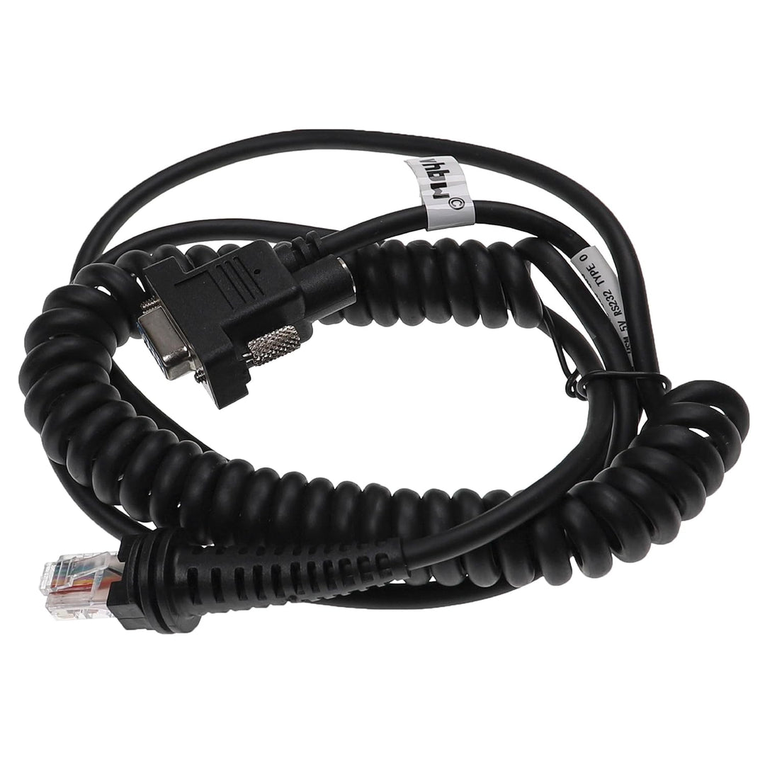 vhbw Datenkabel RJ45 Stecker auf RS232 Stecker kompatibel mit Datalogic Gryphon D100, D200, M100 Bar