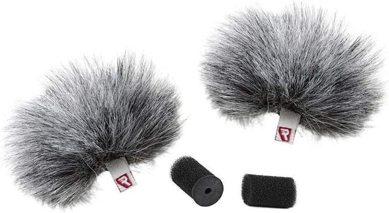Rycote 065502 Windjammer für Lavalier – Grau (2 Stück)