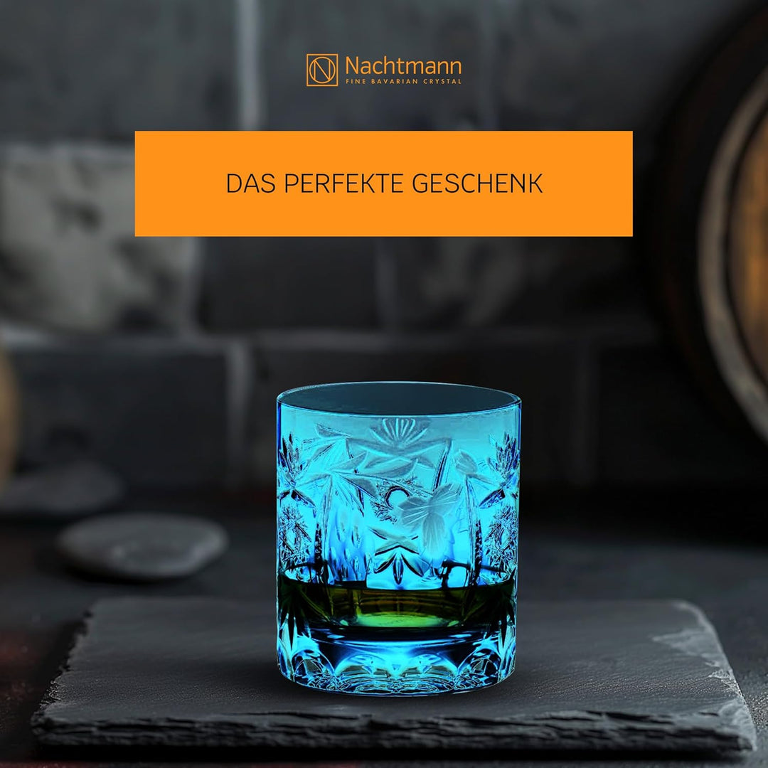 Spiegelau & Nachtmann Whiskeyglas, Glas, Hellblau, 9 cm, Hellblau