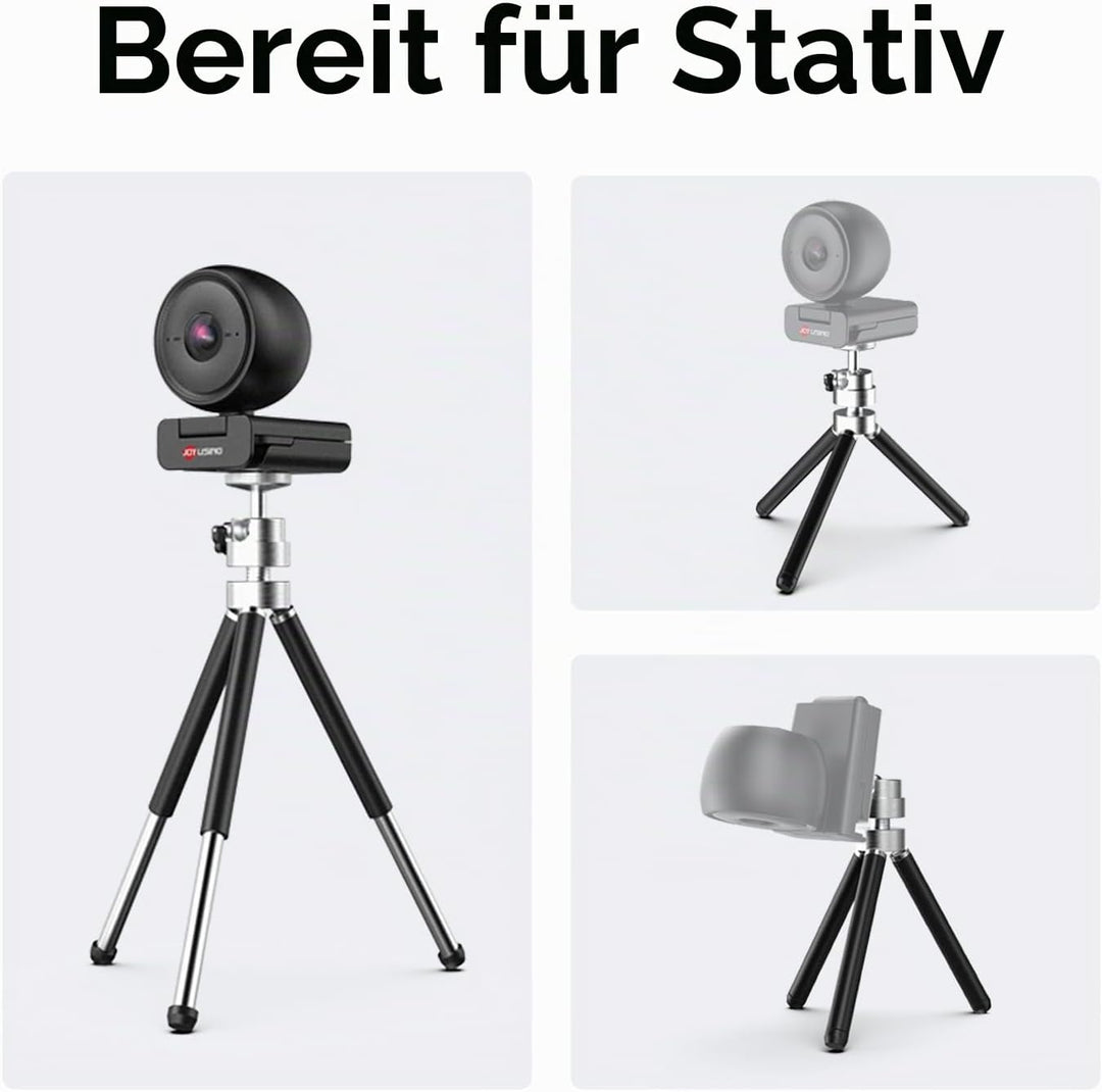 JOYUSING Flip600R 4K Streaming Webcam, Ultra 4K HD, Autofokus, PDAF, Geräuschunterdrückungsmikrofone