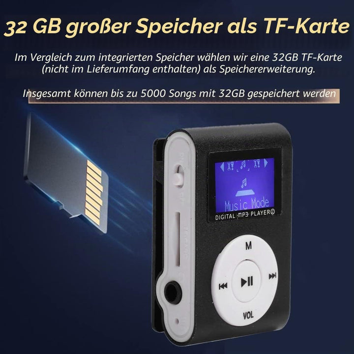 Tragbarer Verlustfreier HiFi-MP3-Musikplayer mit Speichersteckplatz und Langlebigem Akku für Den Aus