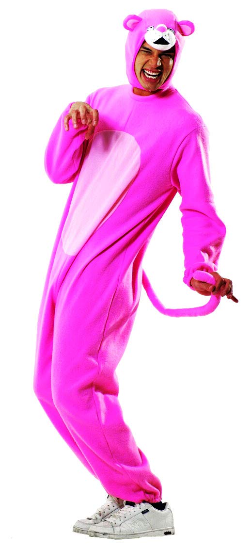 Foxxeo Panther Kostüm Overall Pink Grösse M-L, M-L