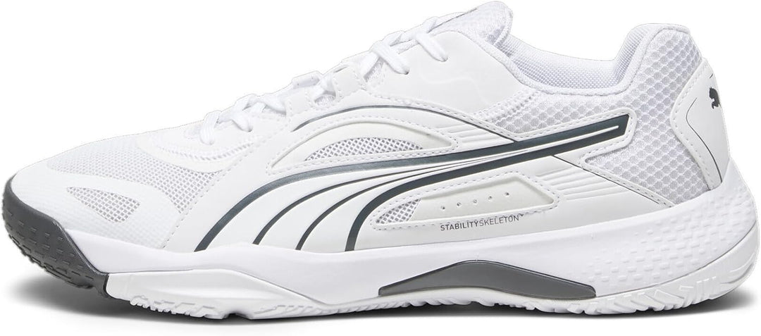 PUMA Unisex Solarstrike Ii Hallenturnschuh 46 EU Puma White Shadow Gray, 46 EU Puma White Shadow Gra