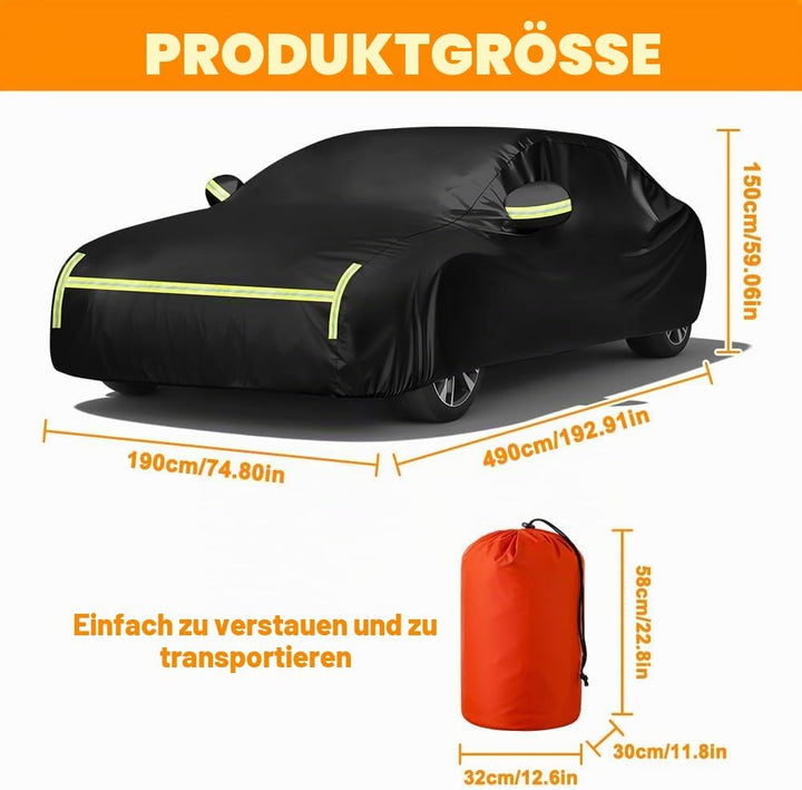 Auto Abdeckplane, Staubdicht Wasserdicht Autoabdeckung für Sommer &amp; Winter, UV-Schutz Regen Sonne Sc
