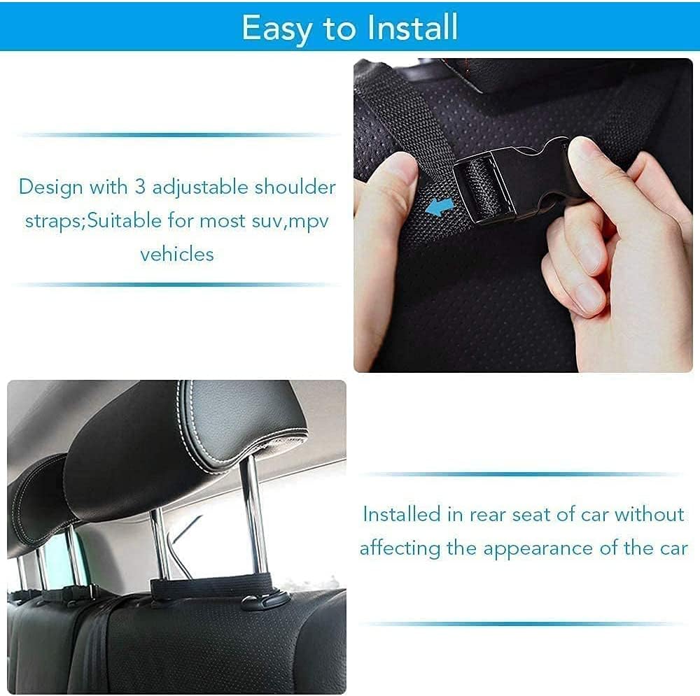 MEISHANG Auto Kofferraum Organizer, Aufbewahrungstasche, Kofferraumtasche, Autoorganisator, Autositz