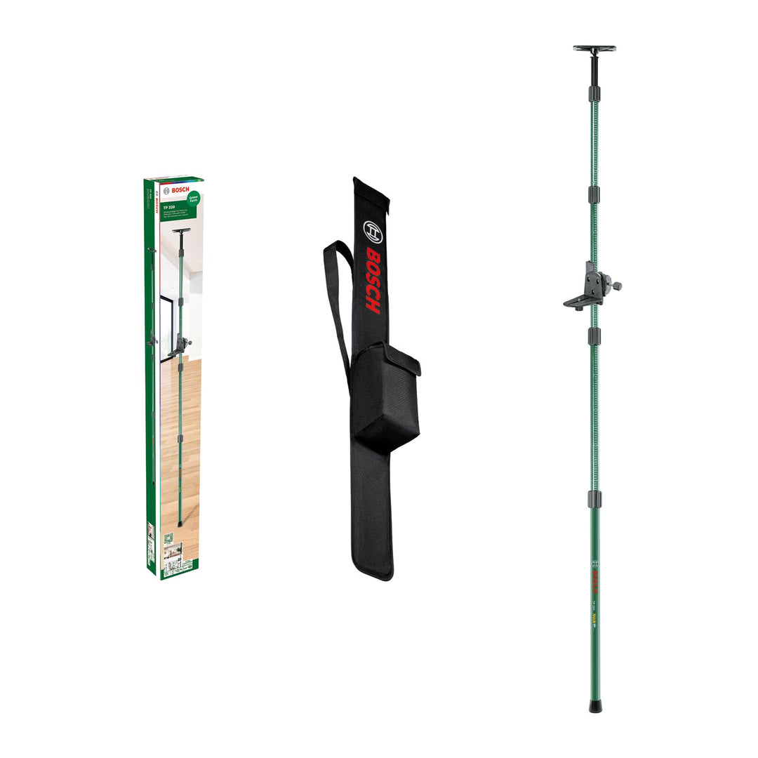 Bosch Teleskopstange TP 320 (höhenverstellbar von 106-320 cm zur schnellen und flexiblen Positionier