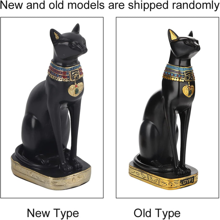 Semiter Ägyptische Katzenstatue, Positive Energie für die Raumdekoration(A5-YX260839 klein)