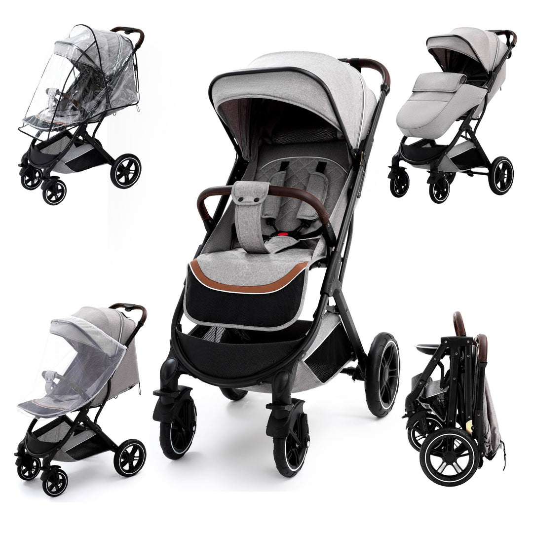 YAZOCO Kinderwagen, 0–4 Jahre buggy klein Zusammenklappbar, 0–22 kg,buggy klein zusammenklappbar, Fu