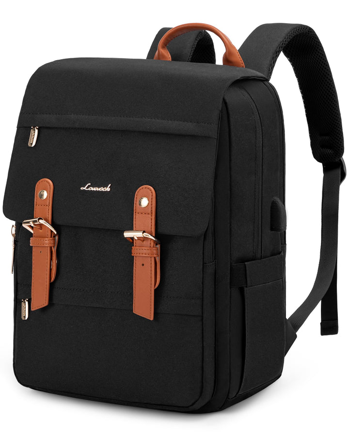 LOVEVOOK Schulrucksack Teenager Mädchen, Rucksack Damen Herren, Wasserdichter Daypack mit Laptop Fac