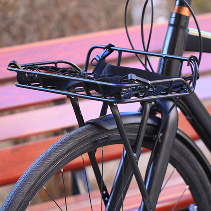 Fahrrad-Frontgepäckträger - Stabiler Gepäckhalter und Ladungsträger | Grosser Front-Fahrradkorb,Für