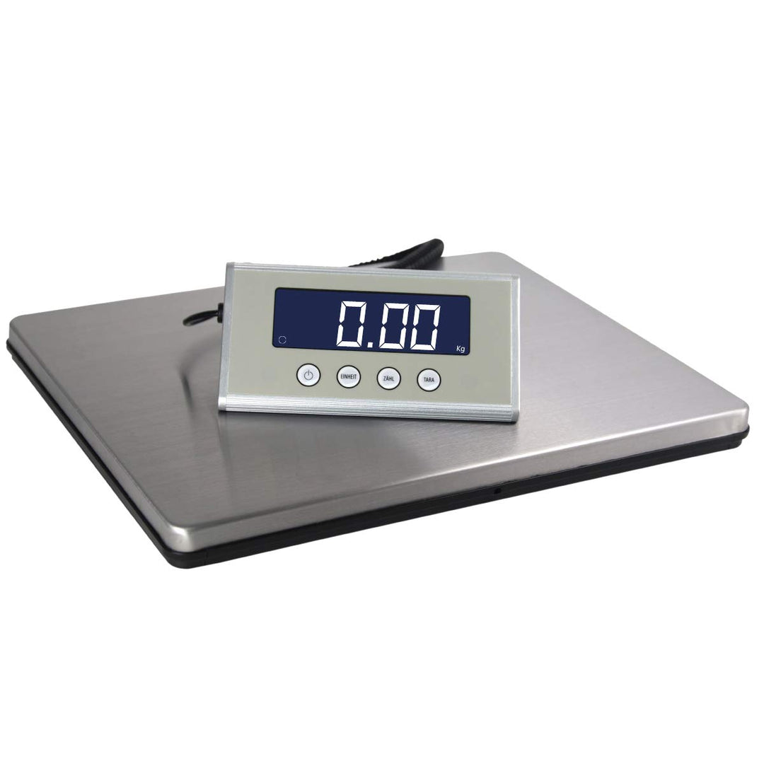 WKA Plattformwaage SKA-4030 Paketwaage Digitalwaage Zählwaage (Max 150 kg - Teilung 10g), Max 150 kg