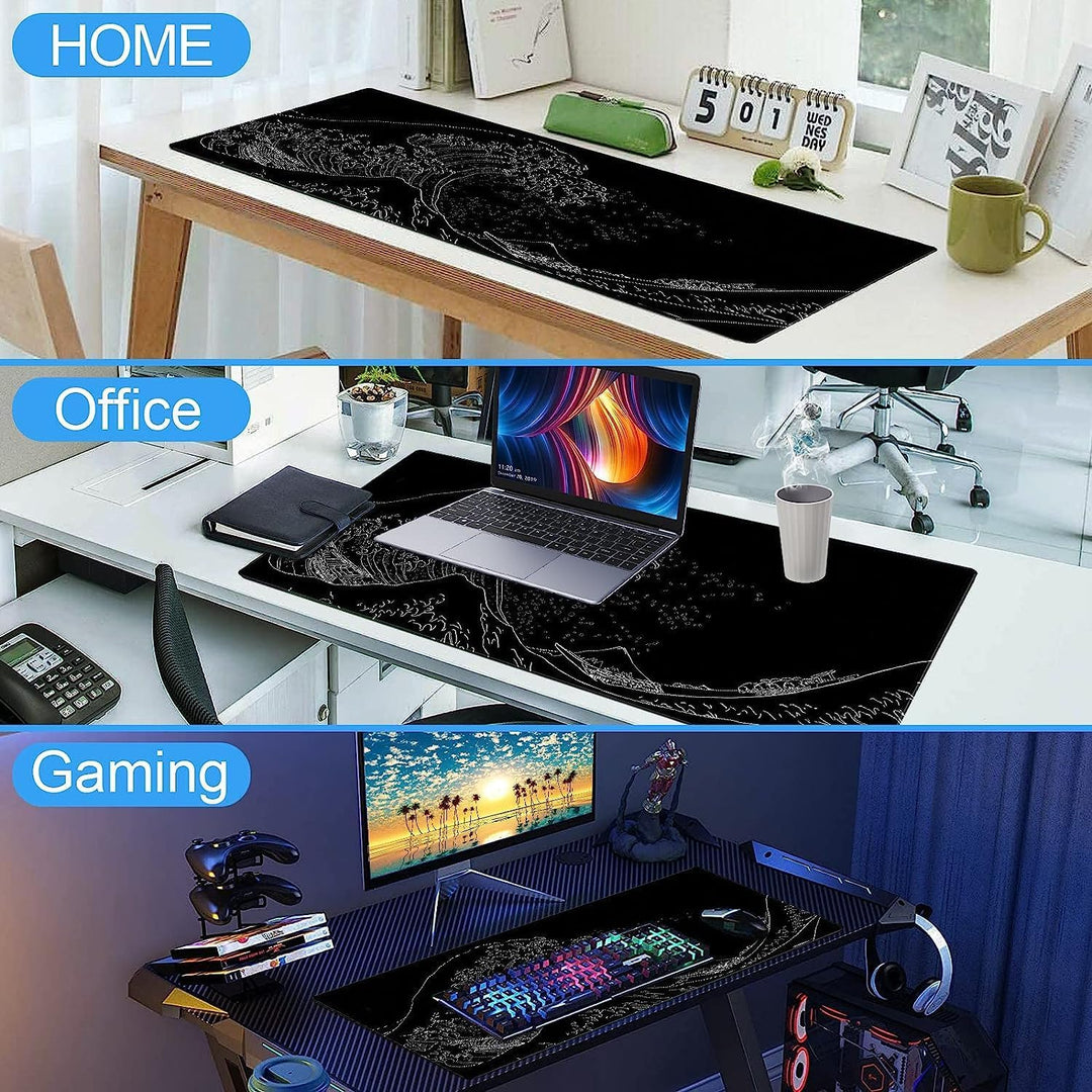 Mauspad XL Erweiterte Grosse Maus Pad Grosse,Gaming Mouse Pad Schreibtisch Pad, 31.5x11.8inch Lange
