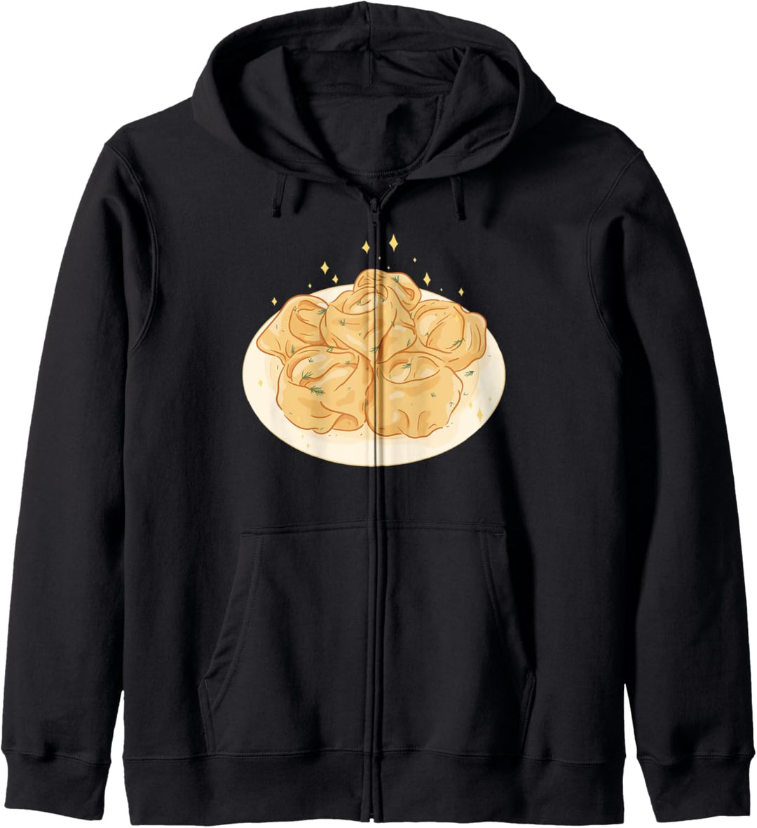Manti Russisches Essen Russische Küche Teigtaschen Russland Kapuzenjacke