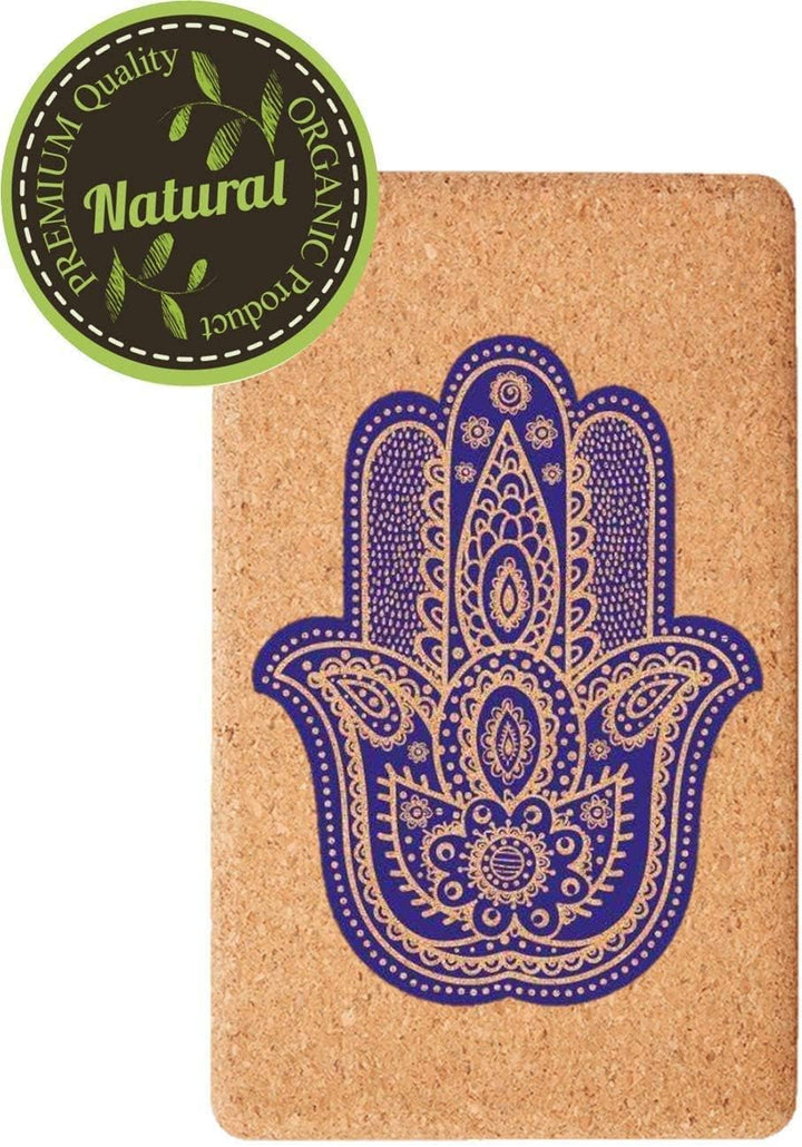 Yoga Blöcke 2er Set Kork - Yogablöcke 2 Stück - Hatha Yoga Klötze - Stabilität durch Naturkork