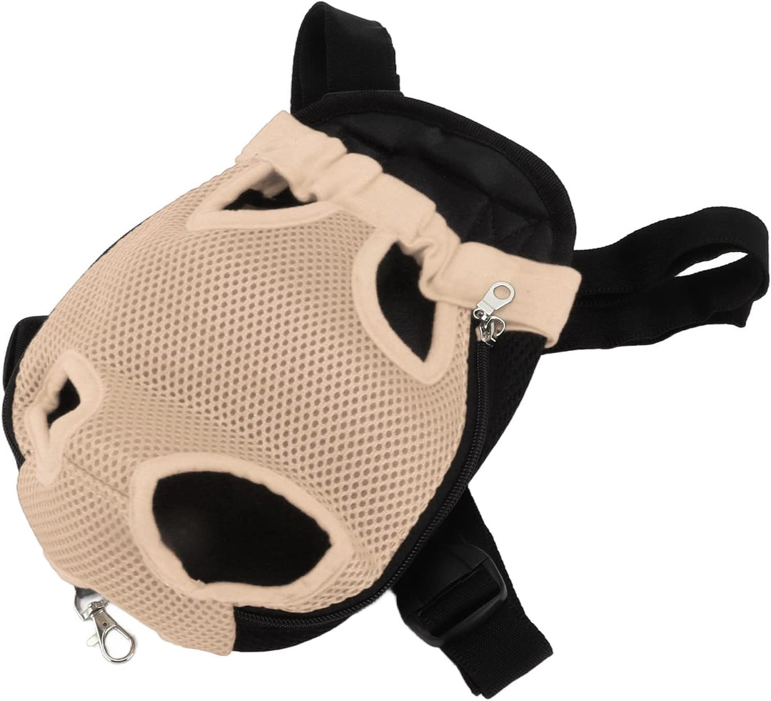 Haustier-Frontträger-, Haustier-Brustrucksack aus Nylon für Reisen, Fahrrad, Wandern, Motorrad (L) L