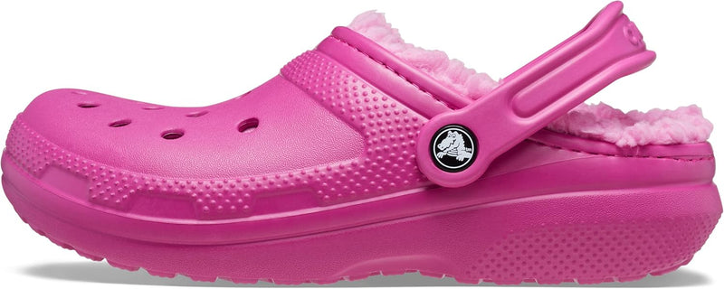 Crocs Unisex Classic Lined Clogs 36/37 EU Fuchsia Fun, 36/37 EU Fuchsia Fun