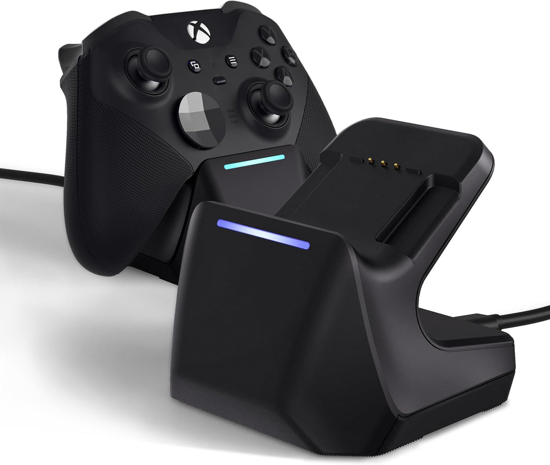 Ladestation für Xbox Elite Series 2 Controller, Magnetische Ladegerät Dock Zubehör für Xbox Elite Se