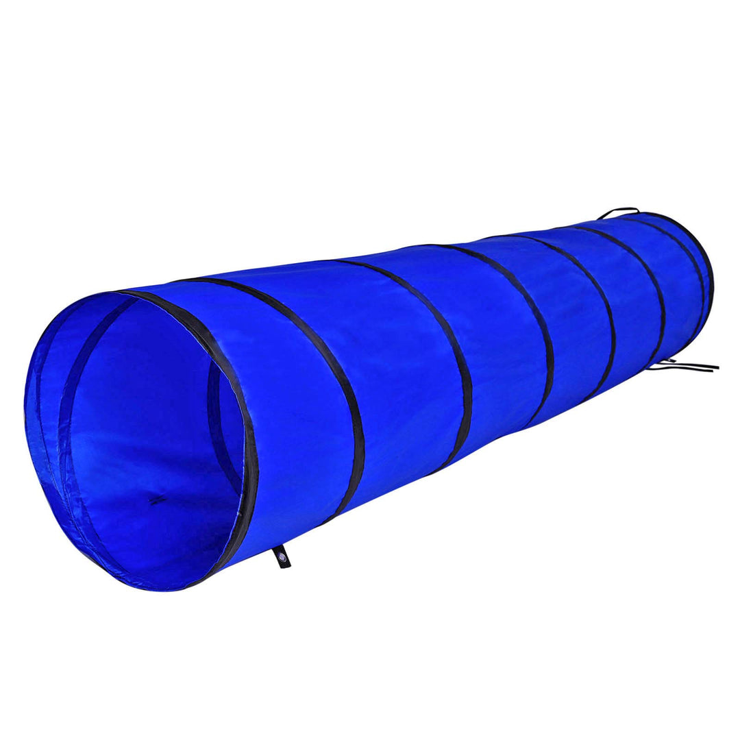 lionto Outdoor Tunnel robust für grosse &amp; kleine Hunde, 200x40 cm, Faltbarer Spieltunnel für Kinder
