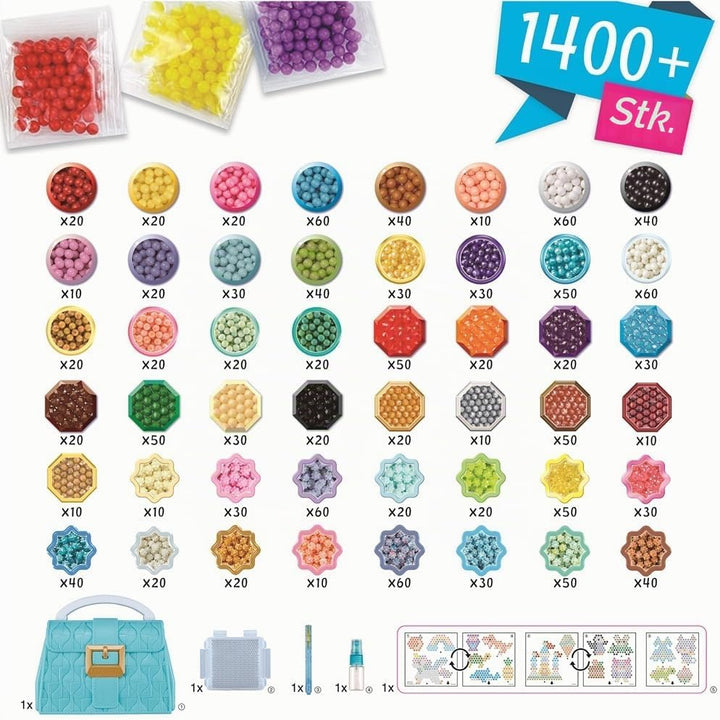 Aquabeads - 35114 Designer Handtasche Bastelset, Wasserperlen Bastelset für Kinder ab 4 Jahren, kind
